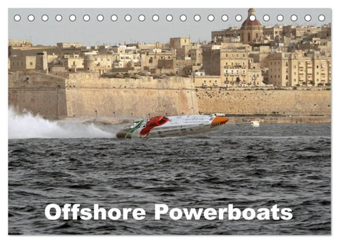 Offshore Powerboats (Tischkalender 2027 DIN A5 quer), CALVENDO Monatskalender