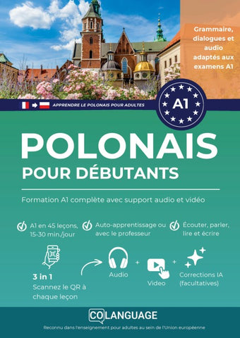 Apprendre le polonais pour débutants : Cours A1 complet avec support audio et vidéo