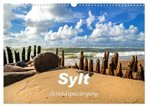 Sylt - Strandspaziergang (Wandkalender 2027 DIN A3 quer), CALVENDO Monatskalender