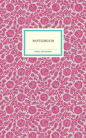 Notizbuch Insel-Bücherei »Blumendekor magenta«