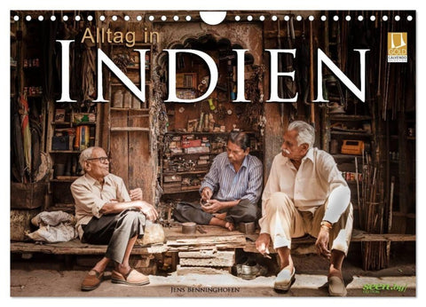 Alltag in Indien (Wandkalender 2027 DIN A4 quer), CALVENDO Monatskalender