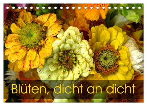Blüten dicht an dicht (Tischkalender 2027 DIN A5 quer), CALVENDO Monatskalender