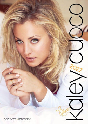 Kaley Cuoco Kalender 2027 - Der Star aus The Big Bang Theory