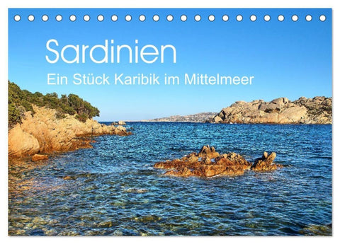 Sardinien - Ein Stück Karibik im Mittelmeer (Tischkalender 2027 DIN A5 quer), CALVENDO Monatskalender