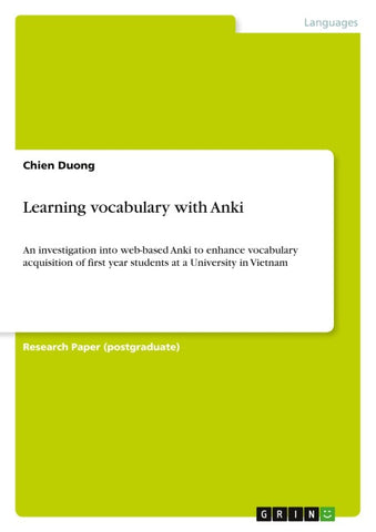 Learning vocabulary with Anki