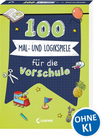 100 Mal- und Logikspiele für die Vorschule