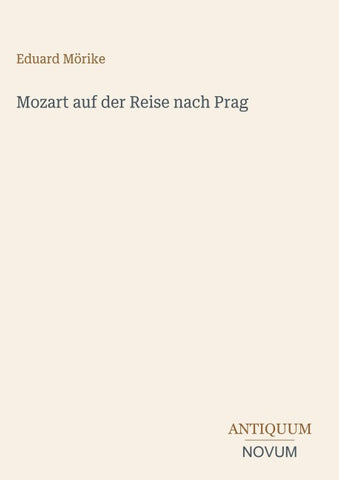Mozart auf der Reise nach Prag