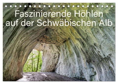 Faszinierende Höhlen auf der Schwäbischen Alb (Tischkalender 2027 DIN A5 quer), CALVENDO Monatskalender