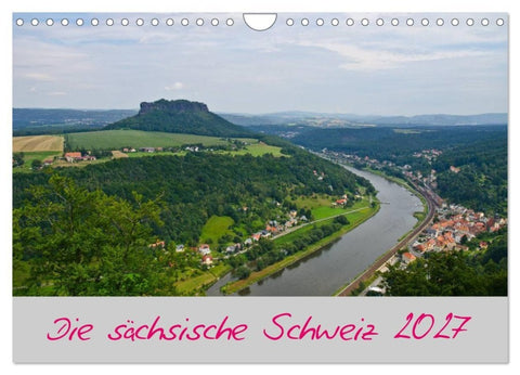 Die sächsische Schweiz 2027 (Wandkalender 2027 DIN A4 quer), CALVENDO Monatskalender