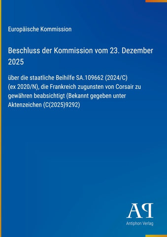 Beschluss der Kommission vom 23. Dezember 2025