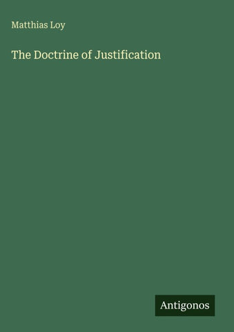 The Doctrine of Justification