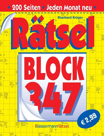 Rätselblock 347 (5 Exemplare à 2,99 €)