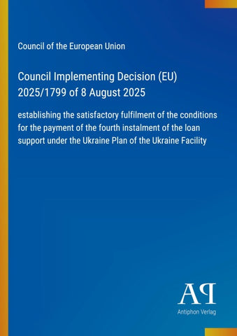 Council Implementing Decision (EU) 2025/1799 of 8 August 2025