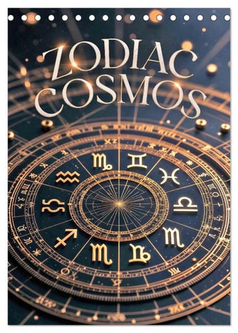 Zodiac Cosmos (Tischkalender 2027 DIN A5 hoch), CALVENDO Monatskalender