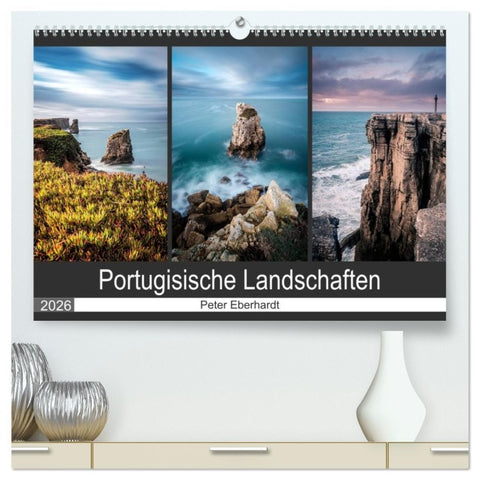 Portugisische Landschaften (hochwertiger Premium Wandkalender 2026 DIN A2 quer), Kunstdruck in Hochglanz
