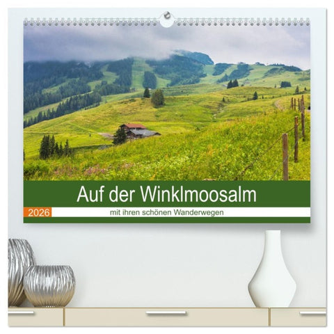 Auf der Winklmoosalm (hochwertiger Premium Wandkalender 2026 DIN A2 quer), Kunstdruck in Hochglanz