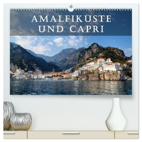 Amalfiküste und Capri (hochwertiger Premium Wandkalender 2026 DIN A2 quer), Kunstdruck in Hochglanz