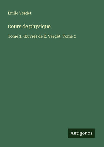 Cours de physique