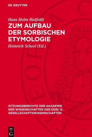 Zum Aufbau der sorbischen Etymologie
