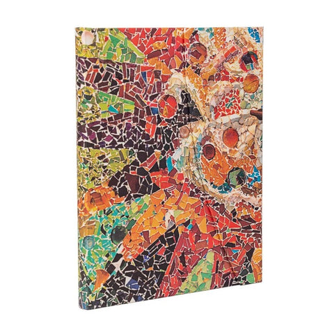 Gaudi's Sun (Gaudi's Mosaics) Ultra Lined Hardback Journal (Wrap Closure)