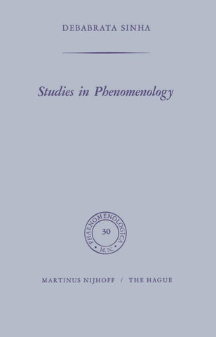 Studies in Phenomenology