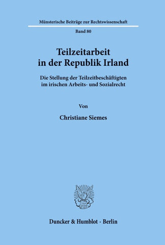 Teilzeitarbeit in der Republik Irland.