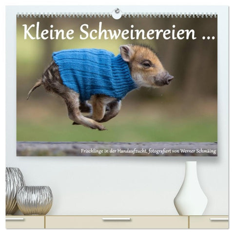 Kleine Schweinereien (hochwertiger Premium Wandkalender 2026 DIN A2 quer), Kunstdruck in Hochglanz
