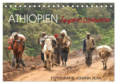 Äthiopien Impressionen (Tischkalender 2027 DIN A5 quer), CALVENDO Monatskalender