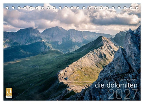 die dolomiten (Tischkalender 2027 DIN A5 quer), CALVENDO Monatskalender