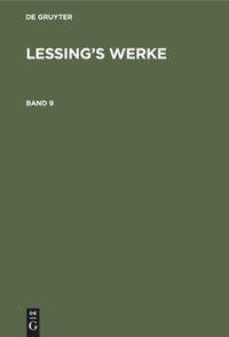 Lessing’s Werke. Band 9