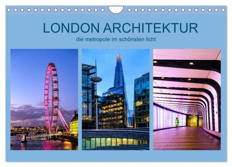 London Architektur (Wandkalender 2027 DIN A4 quer), CALVENDO Monatskalender