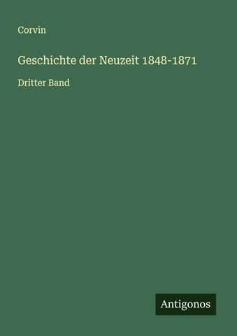 Geschichte der Neuzeit 1848-1871