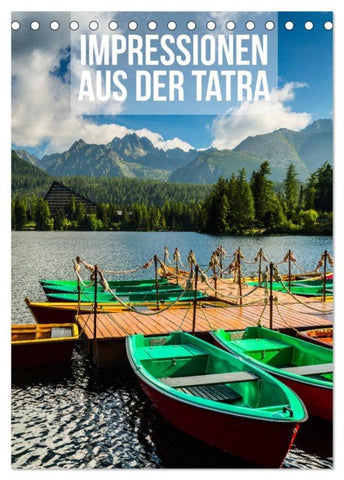 Impressionen aus der Tatra (Tischkalender 2027 DIN A5 hoch), CALVENDO Monatskalender