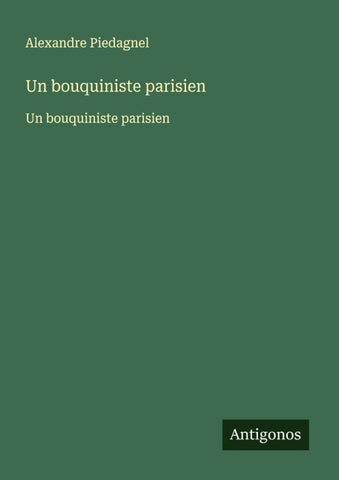 Un bouquiniste parisien