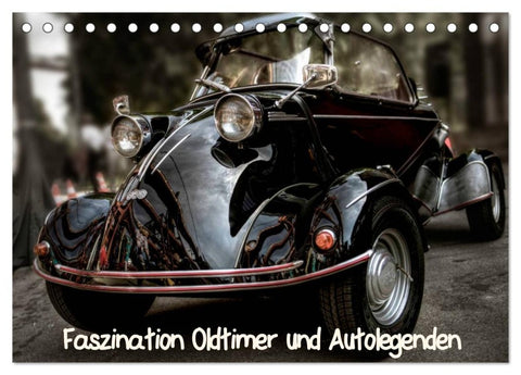 Faszination Oldtimer und Autolegenden (Tischkalender 2026 DIN A5 quer), CALVENDO Monatskalender