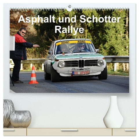 Asphalt und Schotter Rallye (hochwertiger Premium Wandkalender 2027 DIN A2 quer), Kunstdruck in Hochglanz