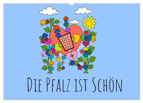 Die Pfalz ist das Beste (Wandkalender 2027 DIN A2 quer), CALVENDO Monatskalender