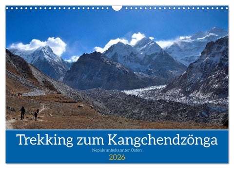 Trekking zum Kangchendzönga (Wandkalender 2026 DIN A3 quer), CALVENDO Monatskalender