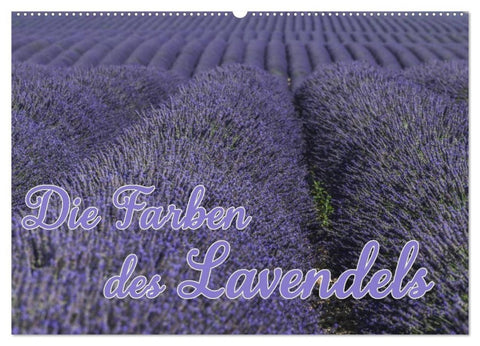 Die Farbe des Lavendels (Wandkalender 2027 DIN A2 quer), CALVENDO Monatskalender