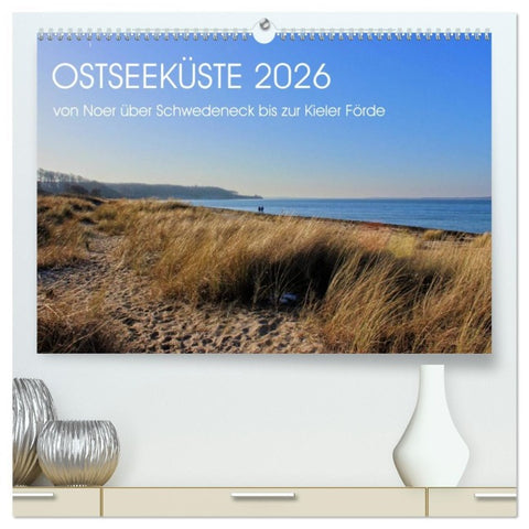 Ostseeküste 2026 (hochwertiger Premium Wandkalender 2026 DIN A2 quer), Kunstdruck in Hochglanz