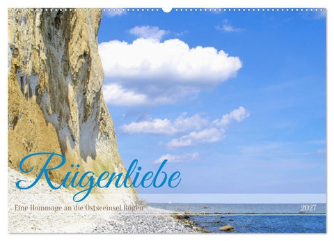 Rügenliebe - Eine Hommage an die Ostseeinsel Rügen (Wandkalender 2027 DIN A2 quer), CALVENDO Monatskalender