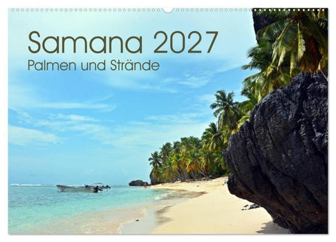 Samana - Palmen und Strände (Wandkalender 2027 DIN A2 quer), CALVENDO Monatskalender