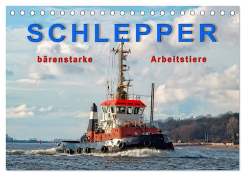 Schlepper - bärenstarke Arbeitstiere (Tischkalender 2027 DIN A5 quer), CALVENDO Monatskalender