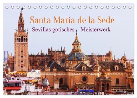 Santa María de la Sede (Tischkalender 2027 DIN A5 quer), CALVENDO Monatskalender