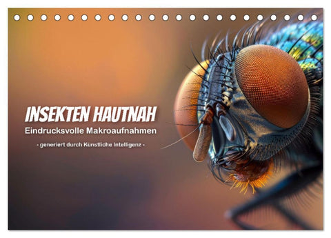 Insekten hautnah (Tischkalender 2026 DIN A5 quer), CALVENDO Monatskalender