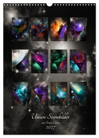 Unsere Sternbilder (Wandkalender 2027 DIN A3 hoch), CALVENDO Monatskalender