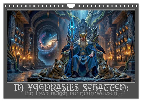 In Yggdrasils Schatten: Ein Pfad durch die neun Welten (Wandkalender 2027 DIN A4 quer), CALVENDO Monatskalender