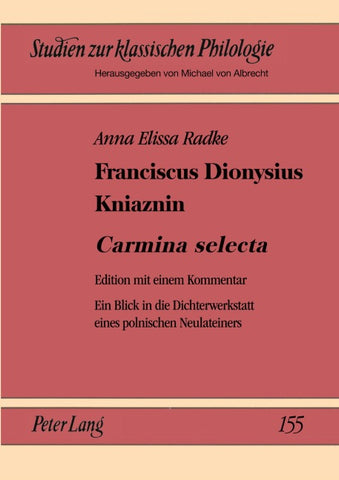 Franciscus Dionysius Kniaznin «Carmina selecta»