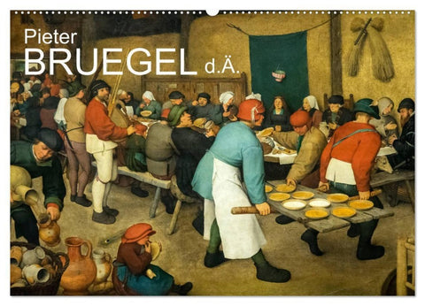 Pieter Bruegel d.Ä. (Wandkalender 2027 DIN A2 quer), CALVENDO Monatskalender
