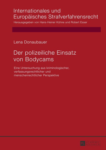 Der polizeiliche Einsatz von Bodycams